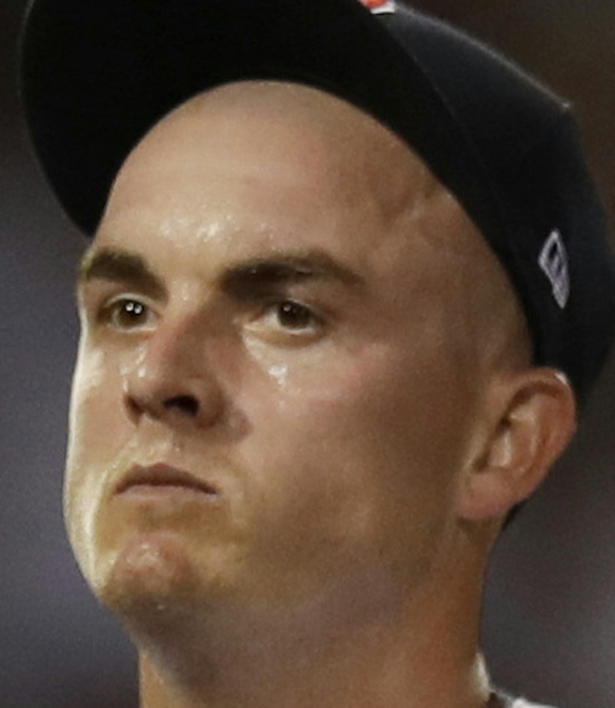 Boston Red Sox relief pitcher Addison Reed during the eighth inning of a baseball game at Fenway Park, Tuesday, Aug. 1, 2017, in Boston. (AP Photo/Charles Krupa)