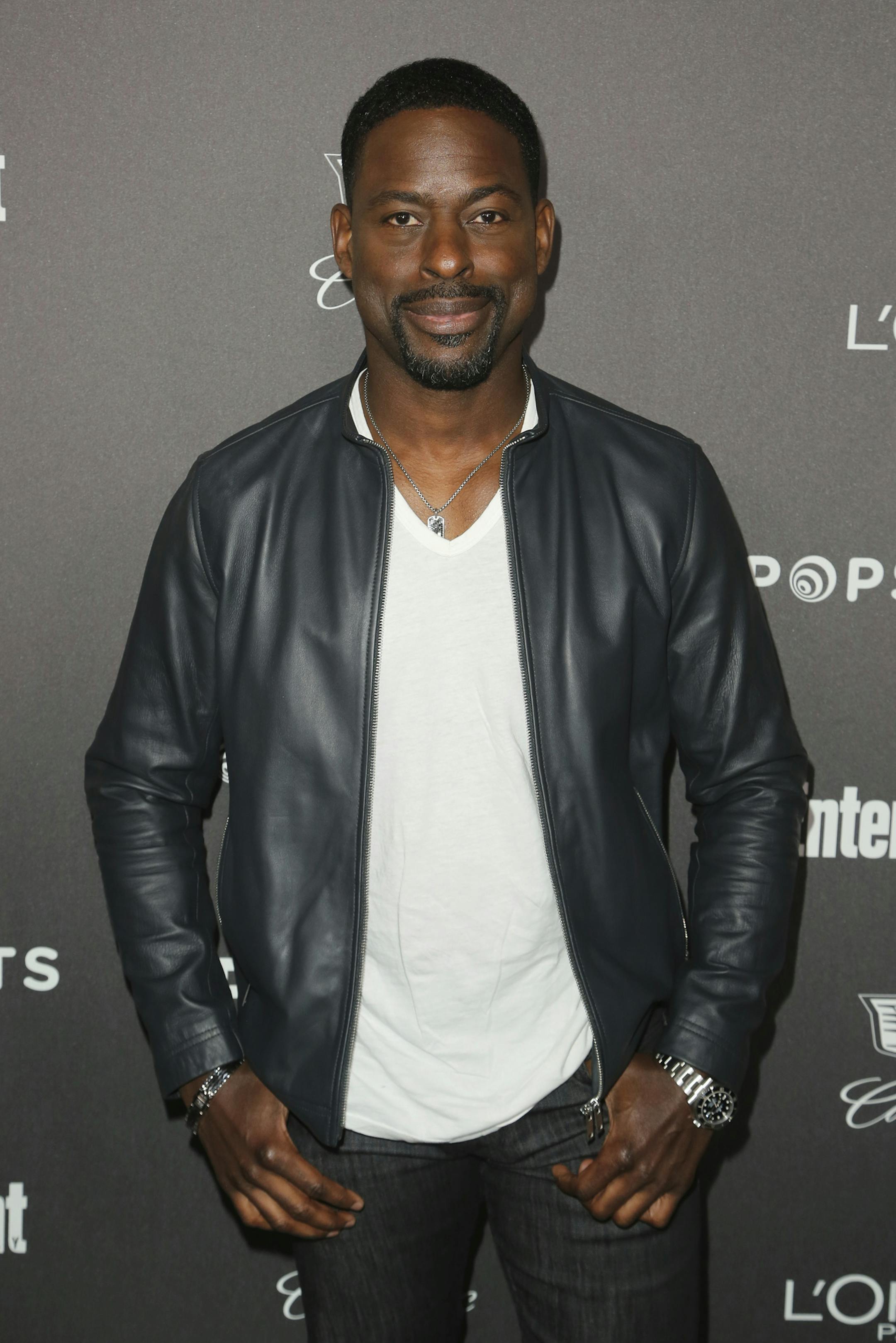 Sterling K. Brown arrives at the Entertainment Weekly Honors Nominees for the 25th Annual SAG Awards party at the Chateau Marmont on Saturday, Jan. 26, 2019, in Los Angeles. (Photo by Willy Sanjuan/Invision/AP)
