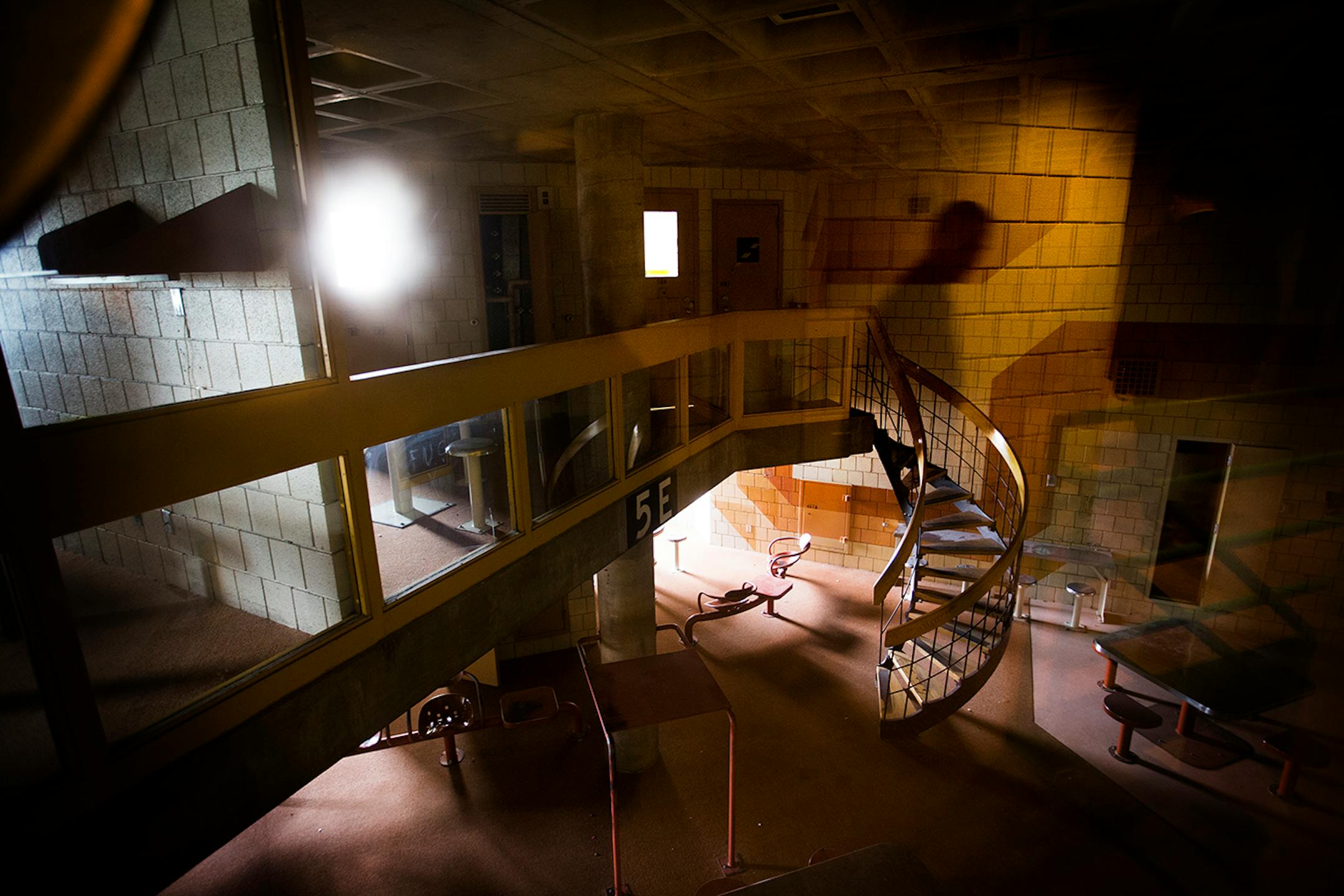 Members of the media take a tour of the former Ramsey County jail in downtown St. Paul on Friday, May 29, 2015.