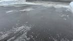Ice on driveway in St. Michael January 11, 2023