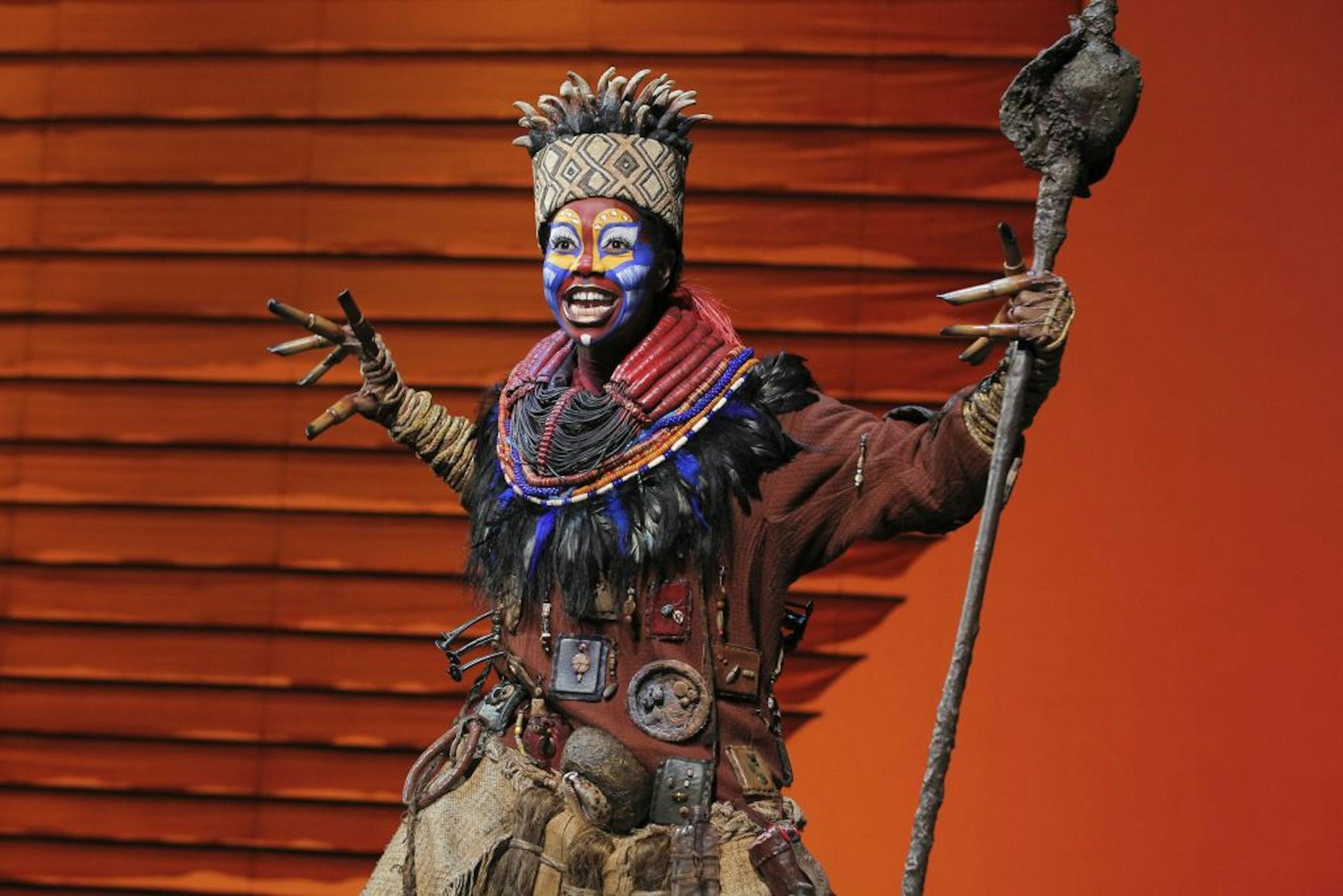 Buyi Zama starred as Rafiki in a previous production of "The Lion King"