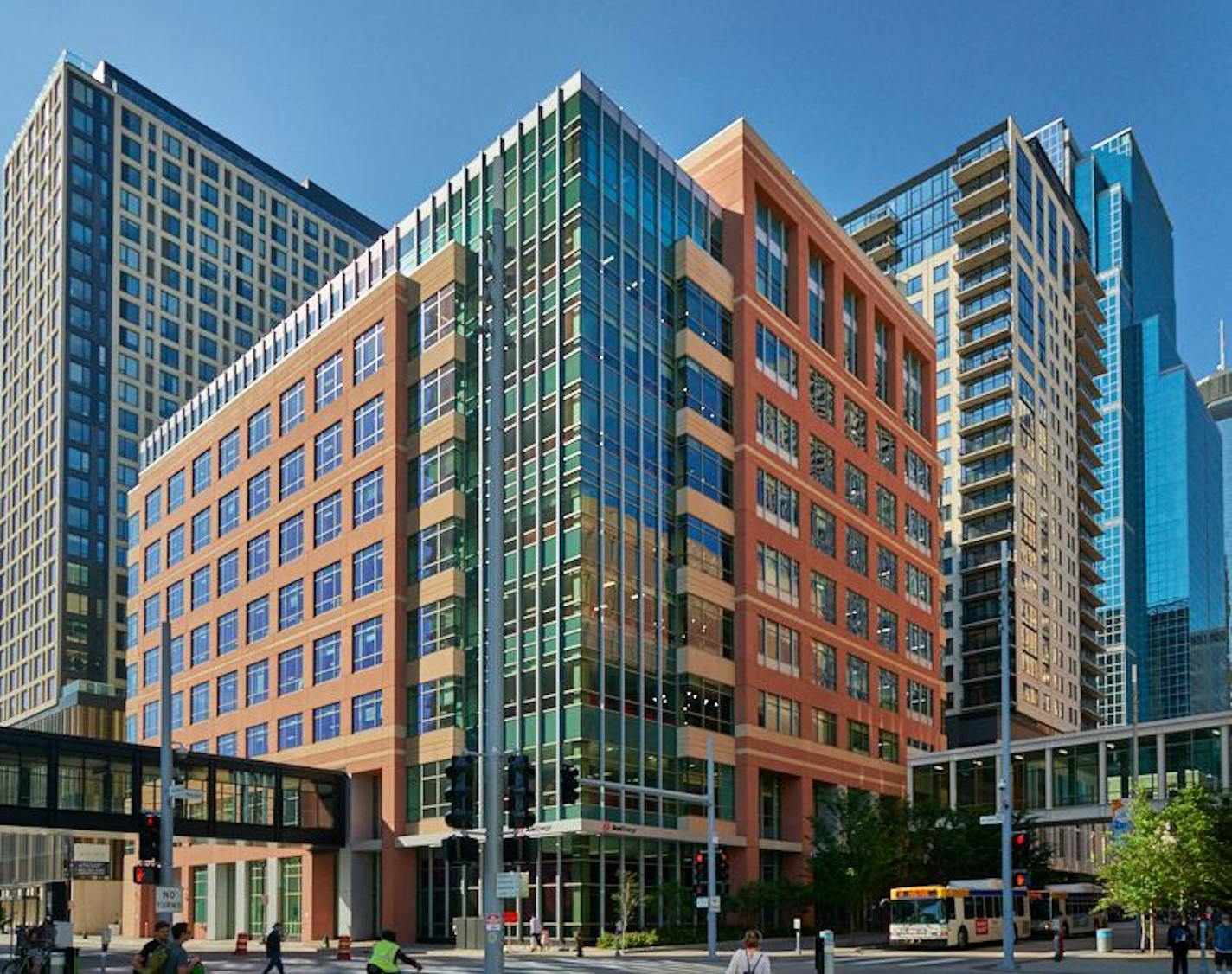 The Xcel Energy corporate headquarters, located at 401 Nicollet Mall, has just sold.
Photo courtesy CBRE