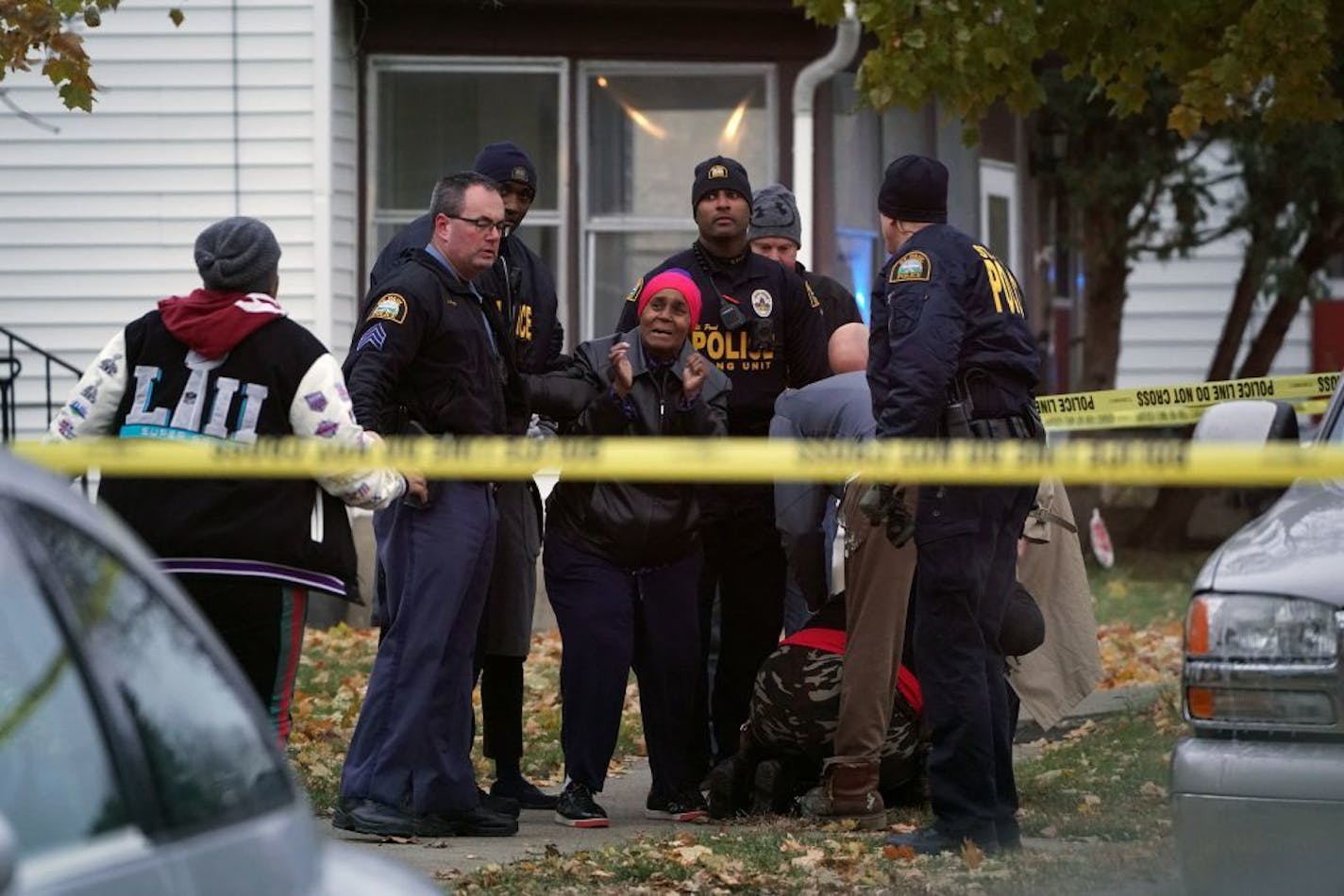 St. Paul police investigated a shooting on E. Annapolis Street on the city's West Side. Neighbors said the shooting involved juveniles.