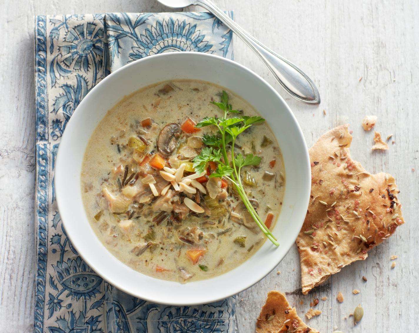 Minnesota Wild Rice Soup. Photo by Dennis Becker