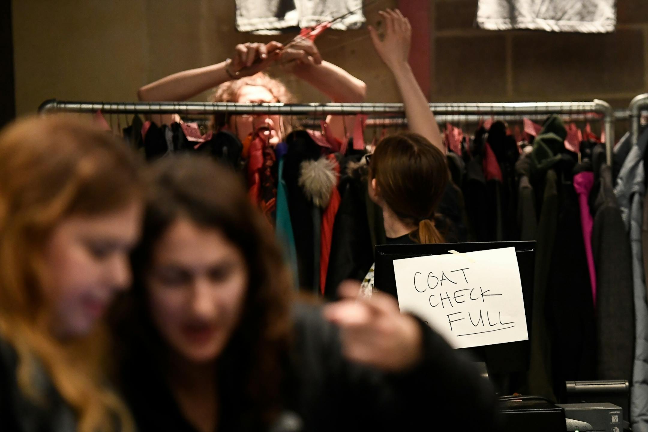 The Palace Theatre's coat check was full midway through Saturday night's show.