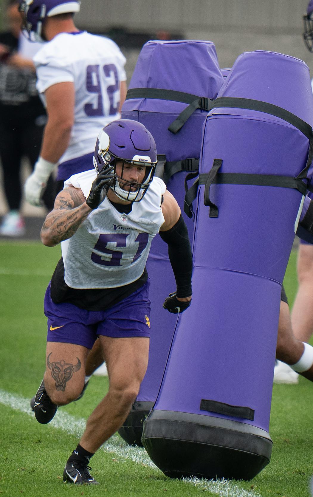 Linebacker Blake Cashman called signing with the Vikings as a free agent this spring 