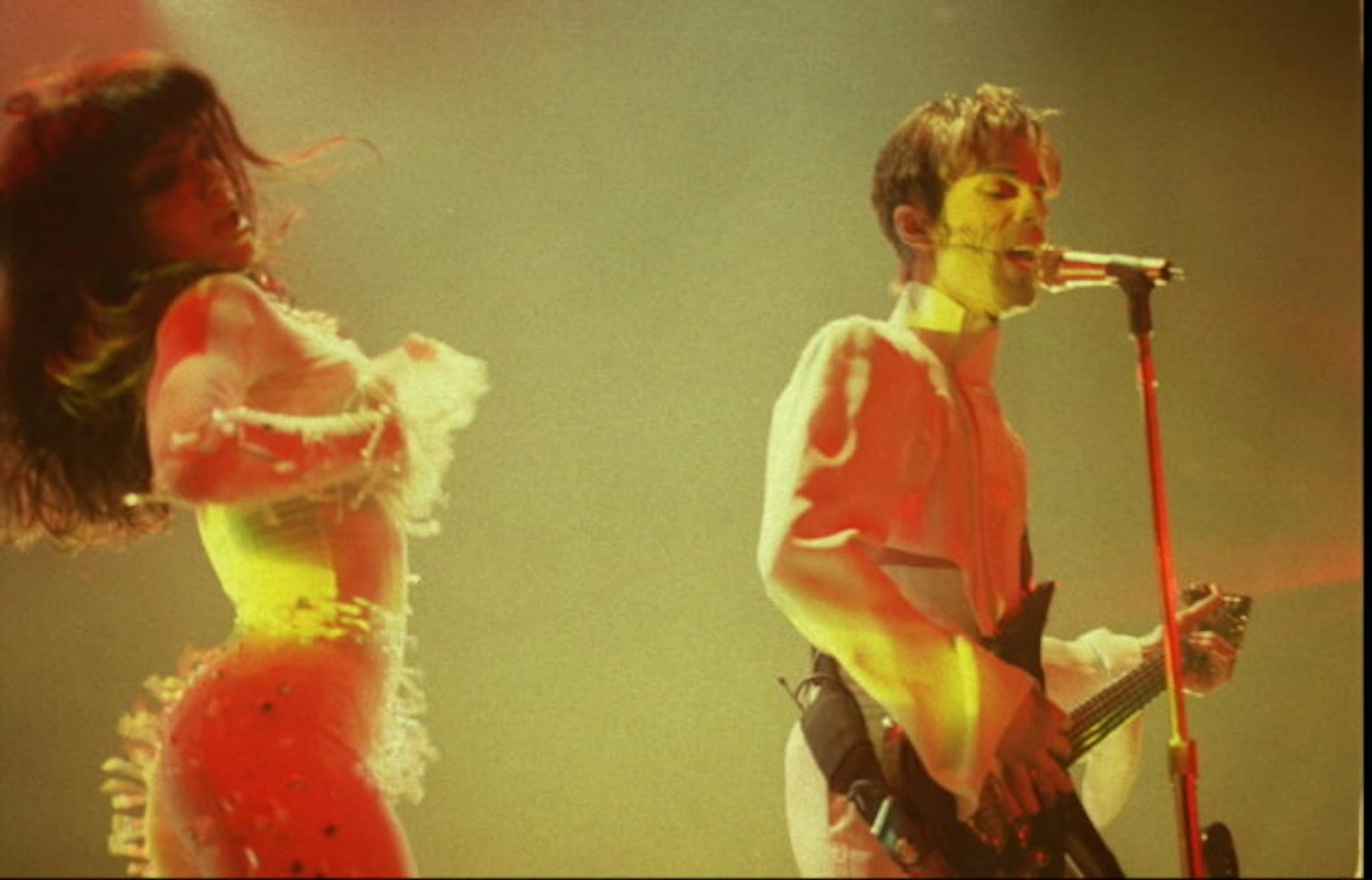 Prince and then-wife Mayte performed in Honolulu in 1996, the year both "Chaos and Disorder" and "Emancipation" came out. / Honolulu Star Bulletin/AP, Kathryn Bender