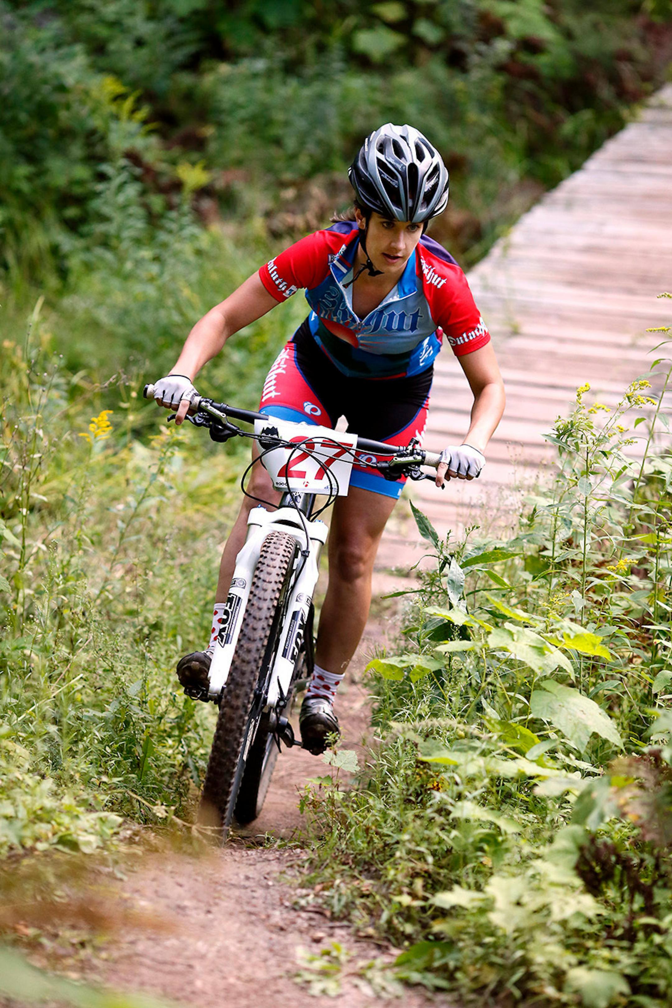 Eleanor Bacso moved to Duluth for her husband's job about a year ago, shortly after getting married. Eleanor her husband Mason competed in a bike race Wednesday August 27 2015 near Duluth, MN. A profile on the resurgence of Duluth.