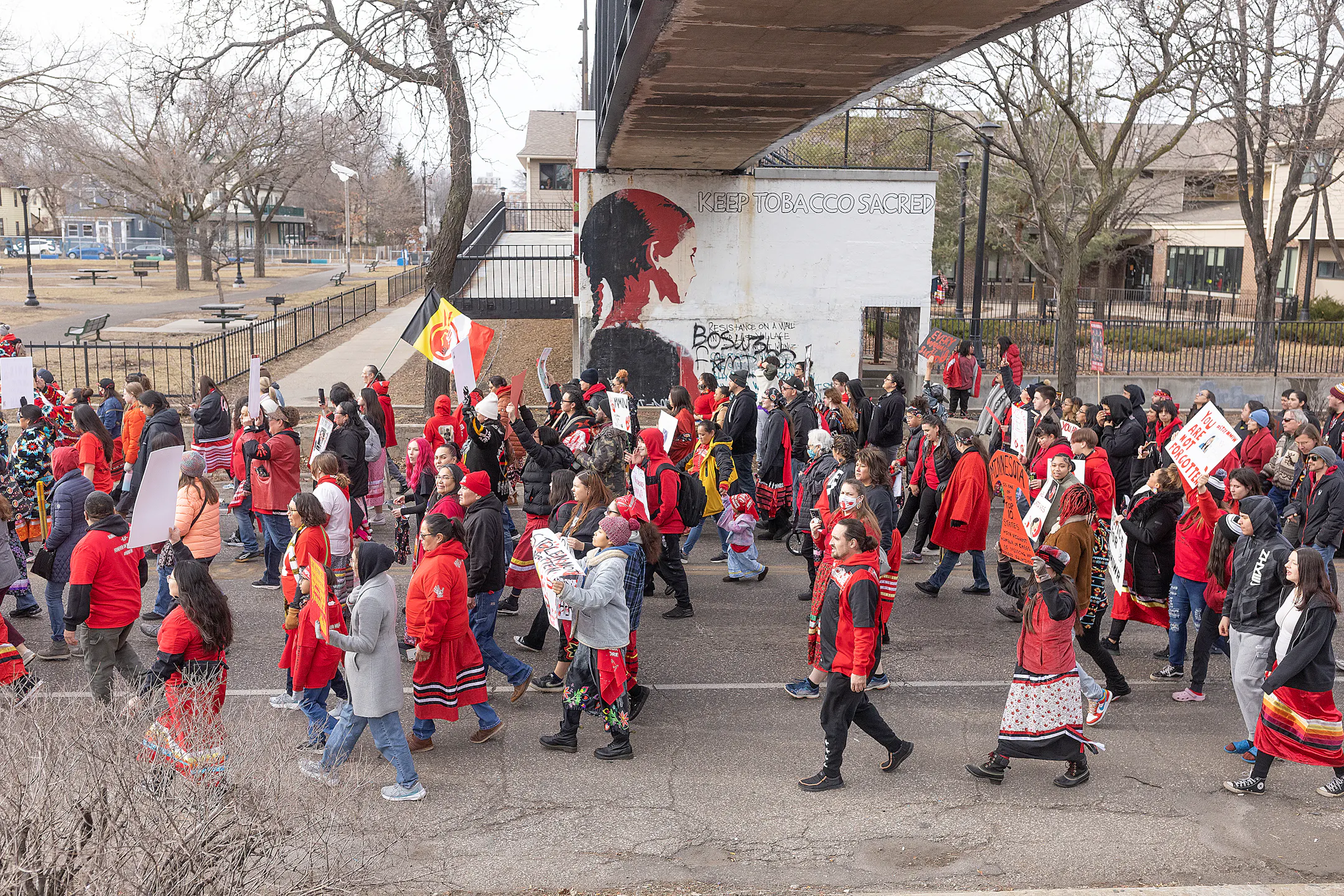 Hundreds of Minnesotans march for missing and murdered Indigenous relatives