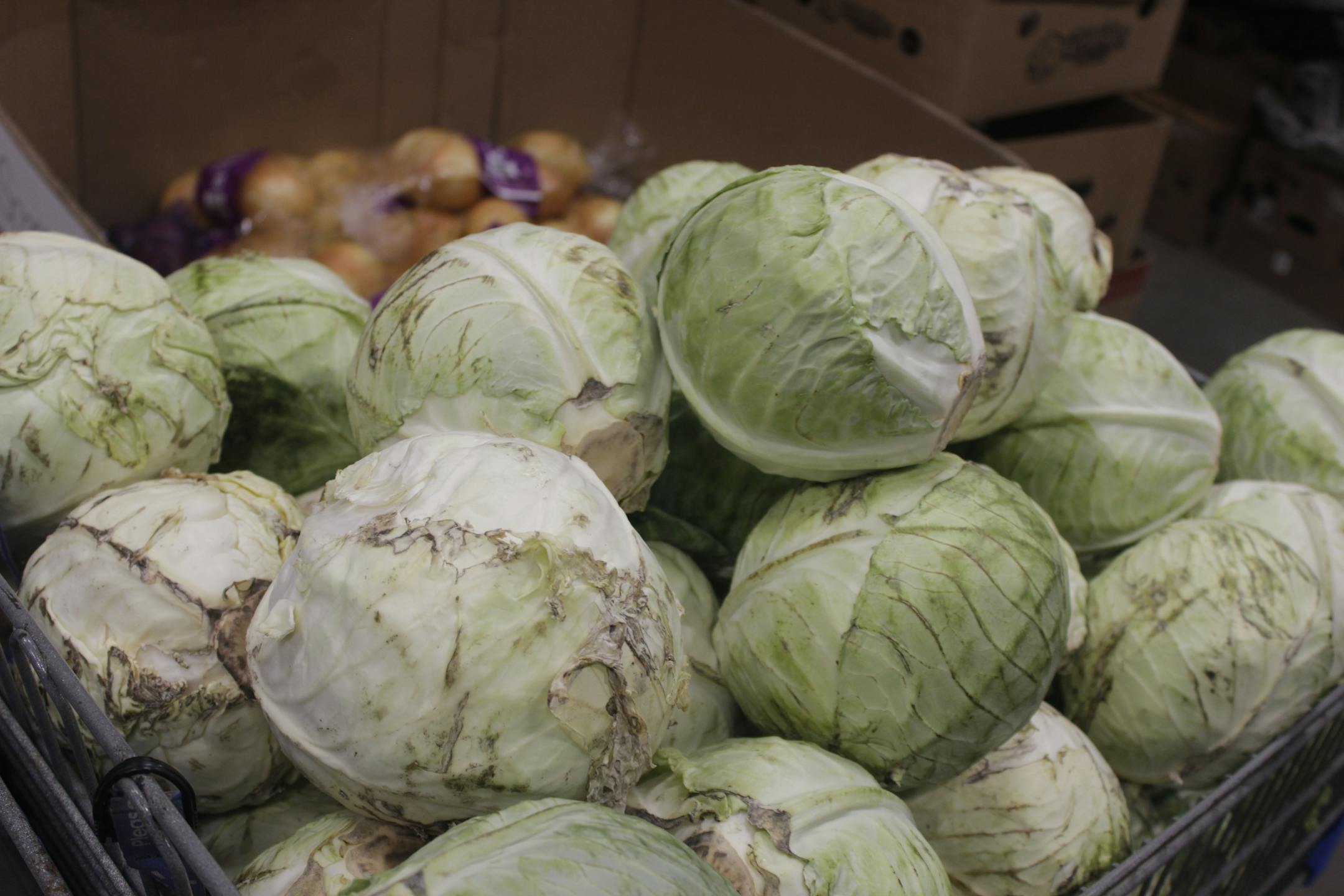 Food prepared for people at Gethsemane Lutheran Church in North Minneapolis where federal cuts have winnowed food shelf supplies