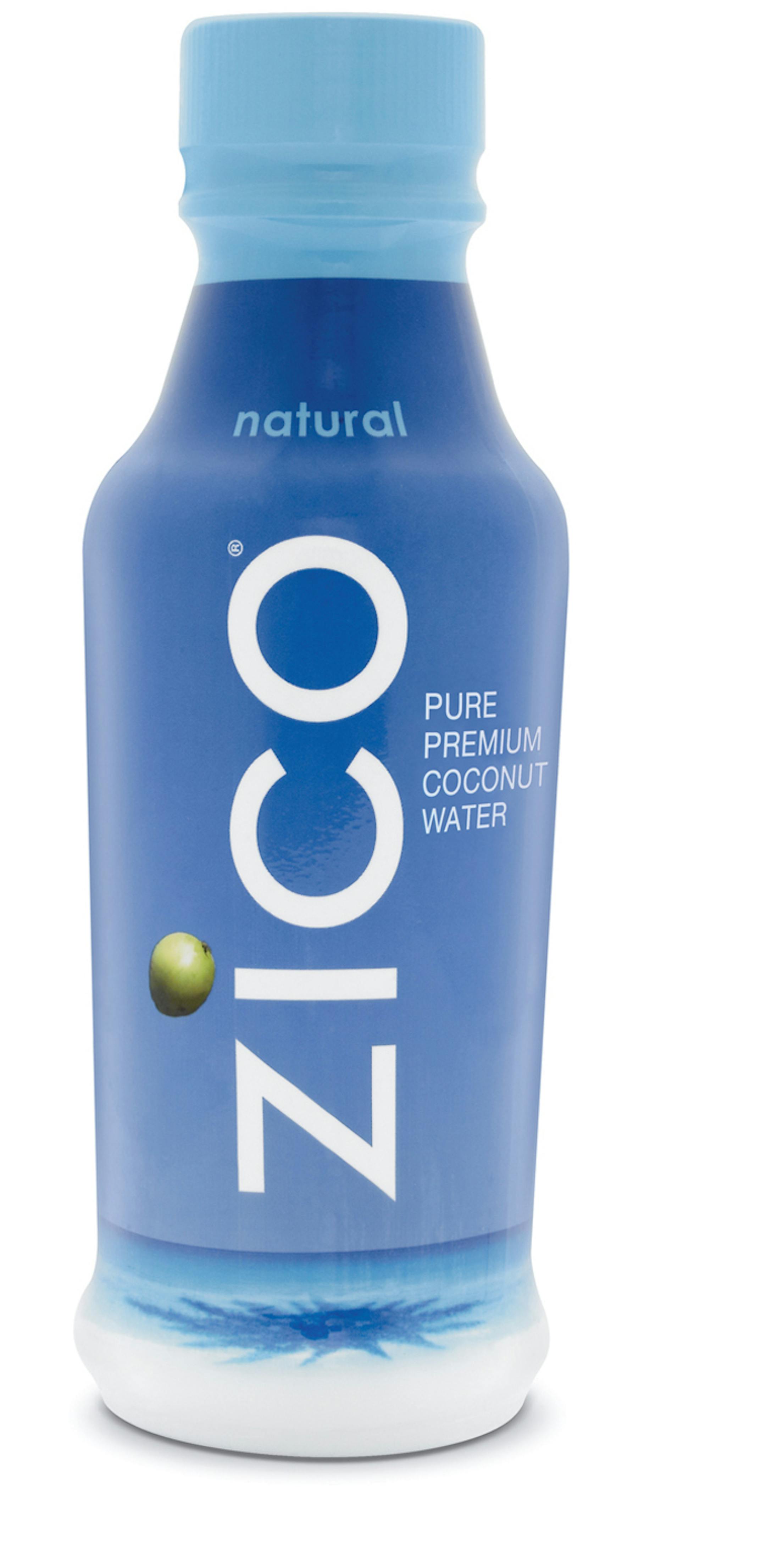 Zico pure premium coconut water.