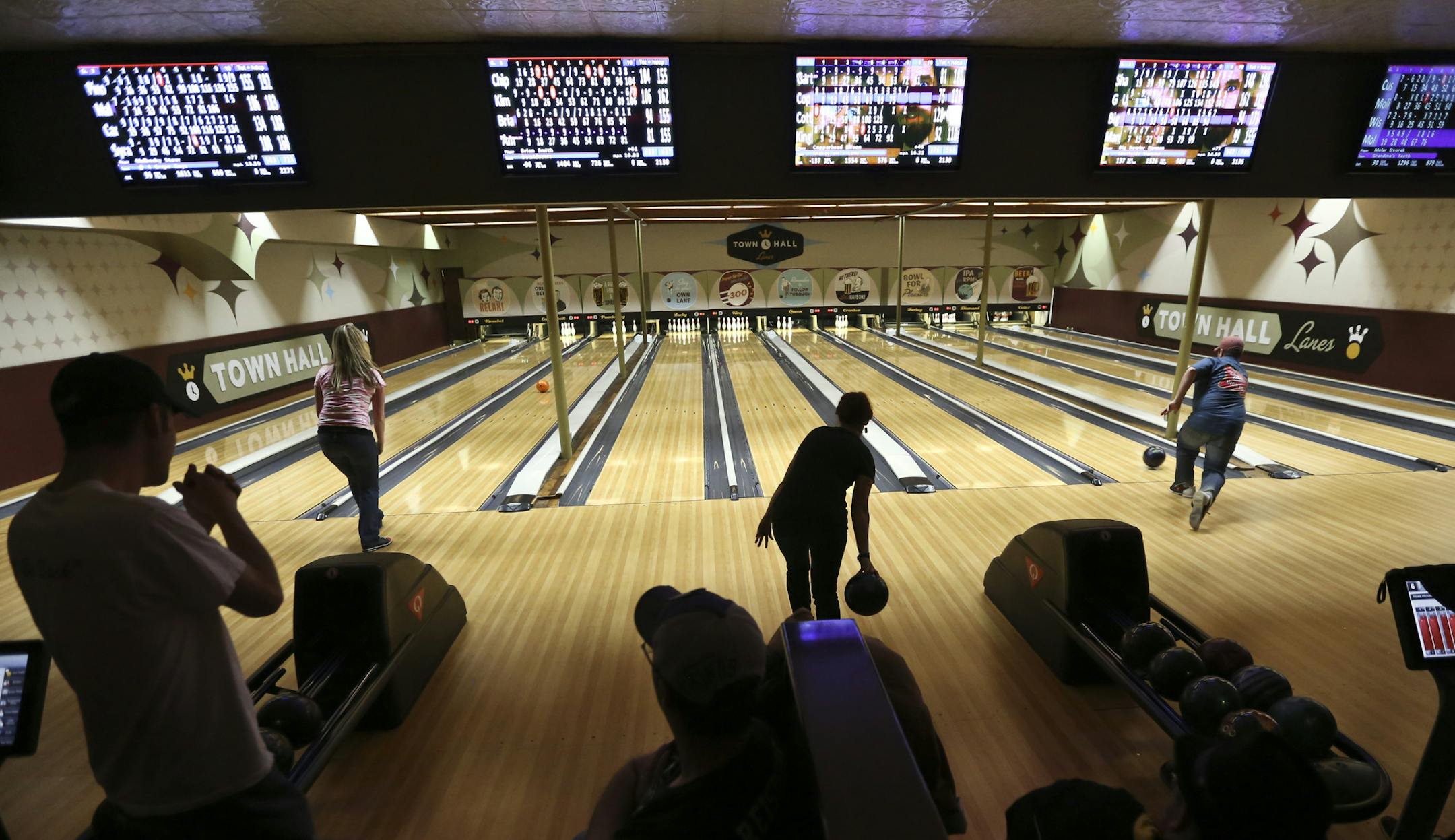 Bowling is an option for stoking a fire on a cold winter night.
