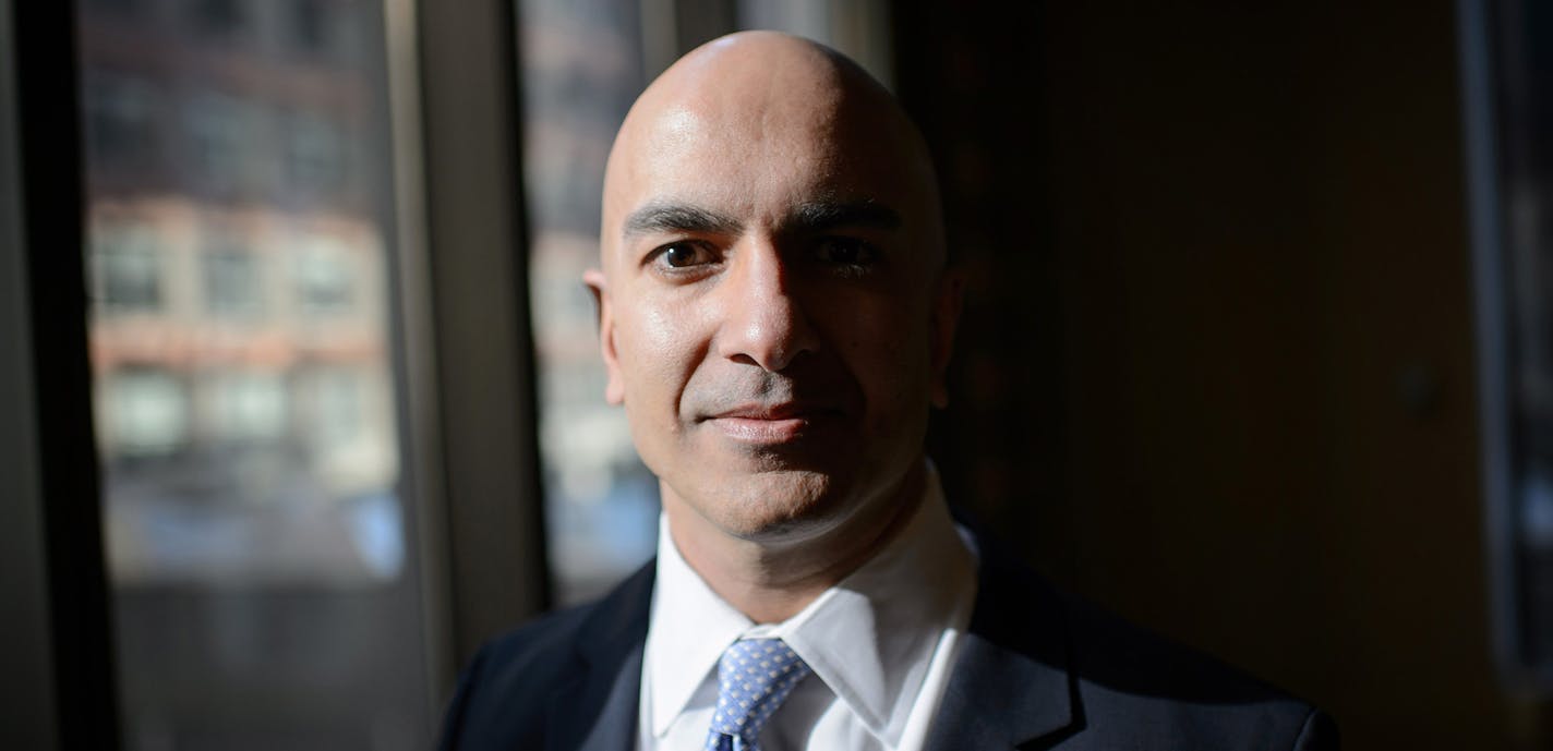 Neel Kashkari has been appointed 13th president and chief executive officer of the Federal Reserve Bank of Minneapolis, effective January 1, 2016 ] GLEN STUBBE * gstubbe@startribune.com Monday, November 9, 2015 ***EMBARGOED UNTIL 10:30 A.M. CST NOVEMBER 10, 2015**** Neel Kashkari has been appointed 13th president and chief executive officer effective January 1, 2016 Neel Kashkari is cq ORG XMIT: MIN1511091645381679