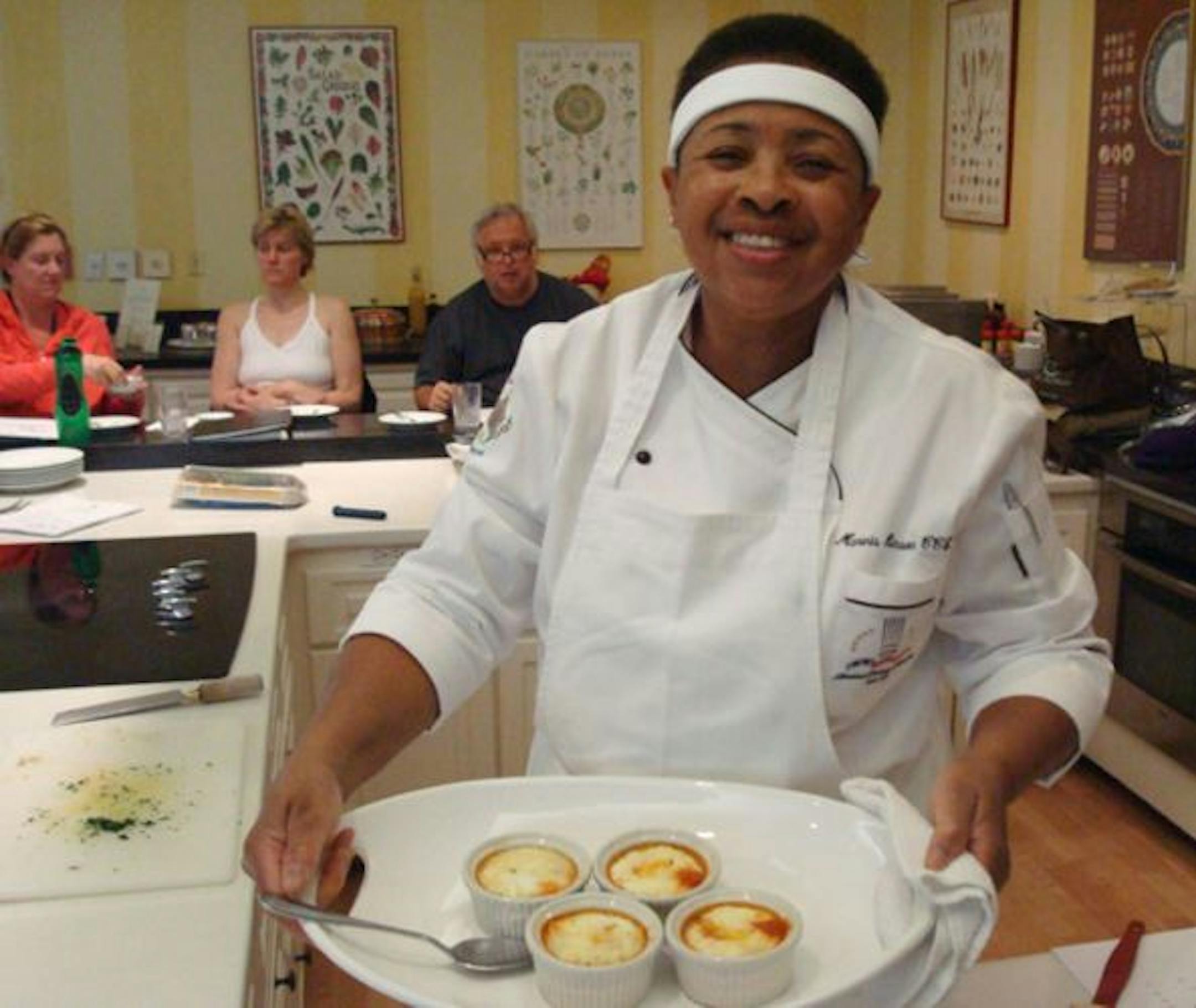 Staff members also teach healthful food preparation.