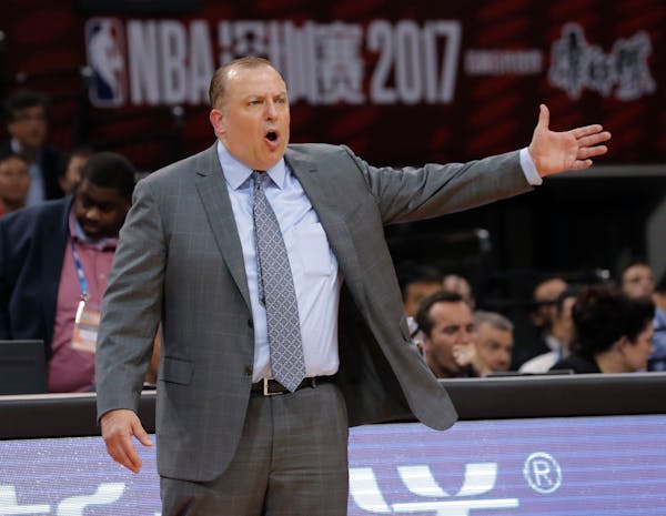 Former Chicago coach Tom Thibodeau, in his second season with the Wolves, has brought by trade or free-agent signings Jimmy Butler, Taj Gibson, Aaron 
