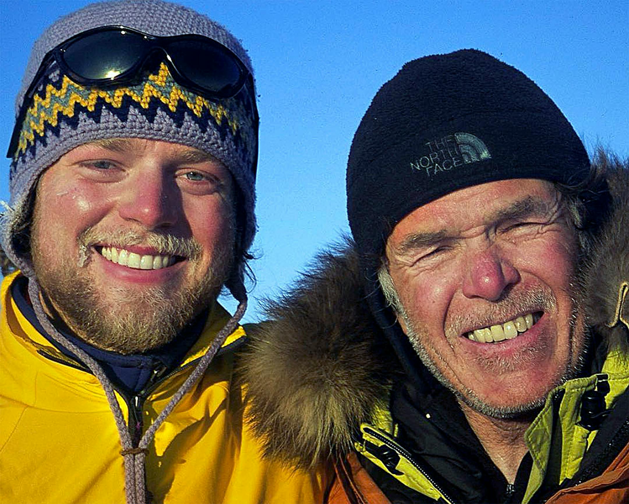 Eric Dayton with Will Steger, during a trip to Canada in 2004.