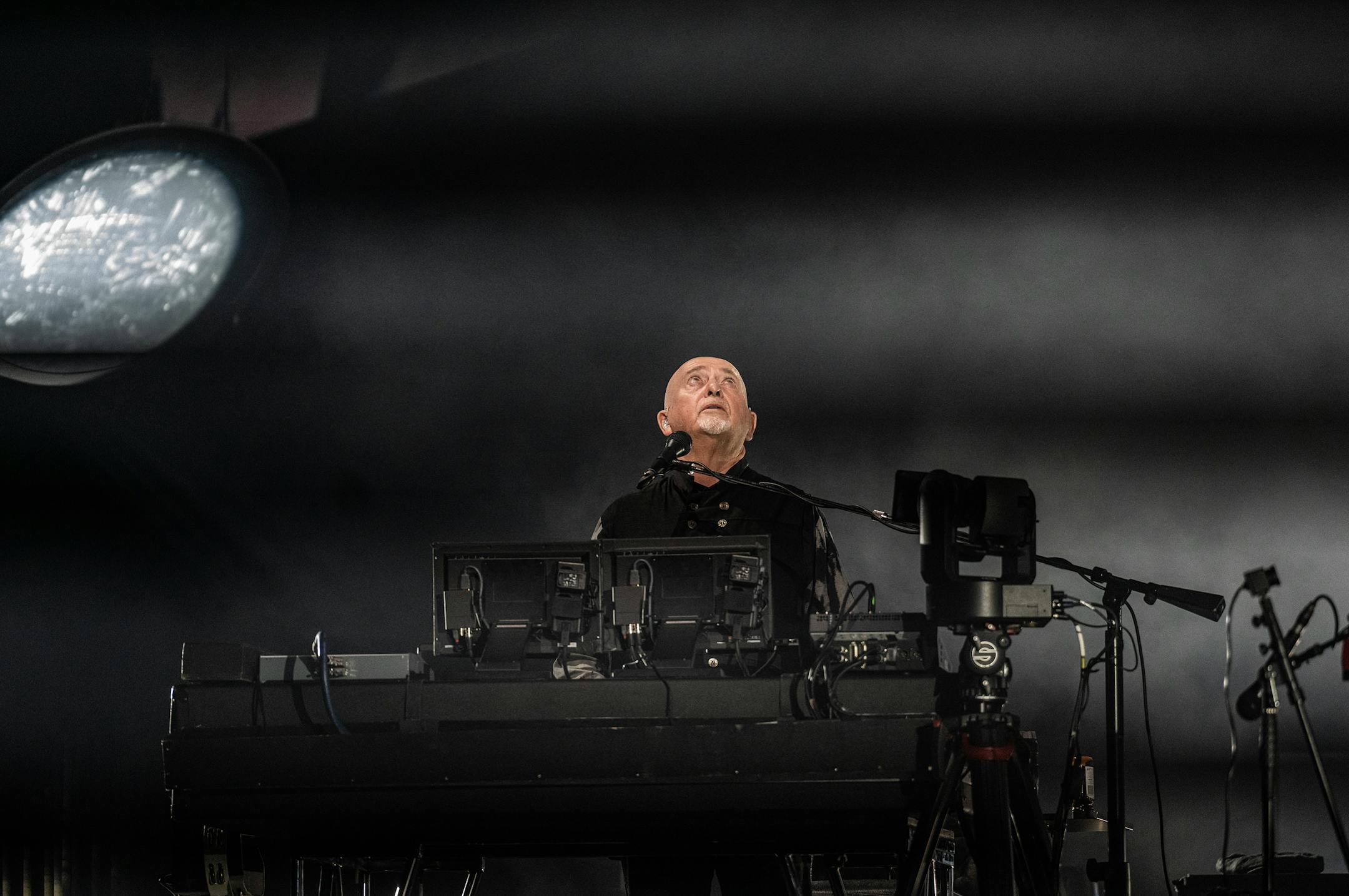 Peter Gabriel performs at the Xcel Center in St.Paul, Minn., on Tuesday, Oct. 3, 2023. ] RICHARD TSONG-TAATARII • richard.tsong-taatarii @startribune.com