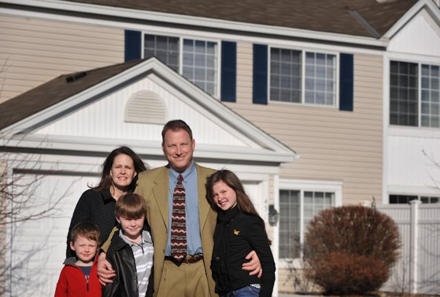 Amy and Tom Fafinski, with their children, Michael, 6, Charlie, 8, and Natalie 10. After the dot-com bust, Tom Fafinski was looking for different ways to save for the future. So he did some research and learned that IRA money can be used to invest in everything from gold bars to small businesses to real estate. So when he found a great buy on this Eagan townhome, he bought it using money earmarked for his retirement and his 3 kids� college funds.