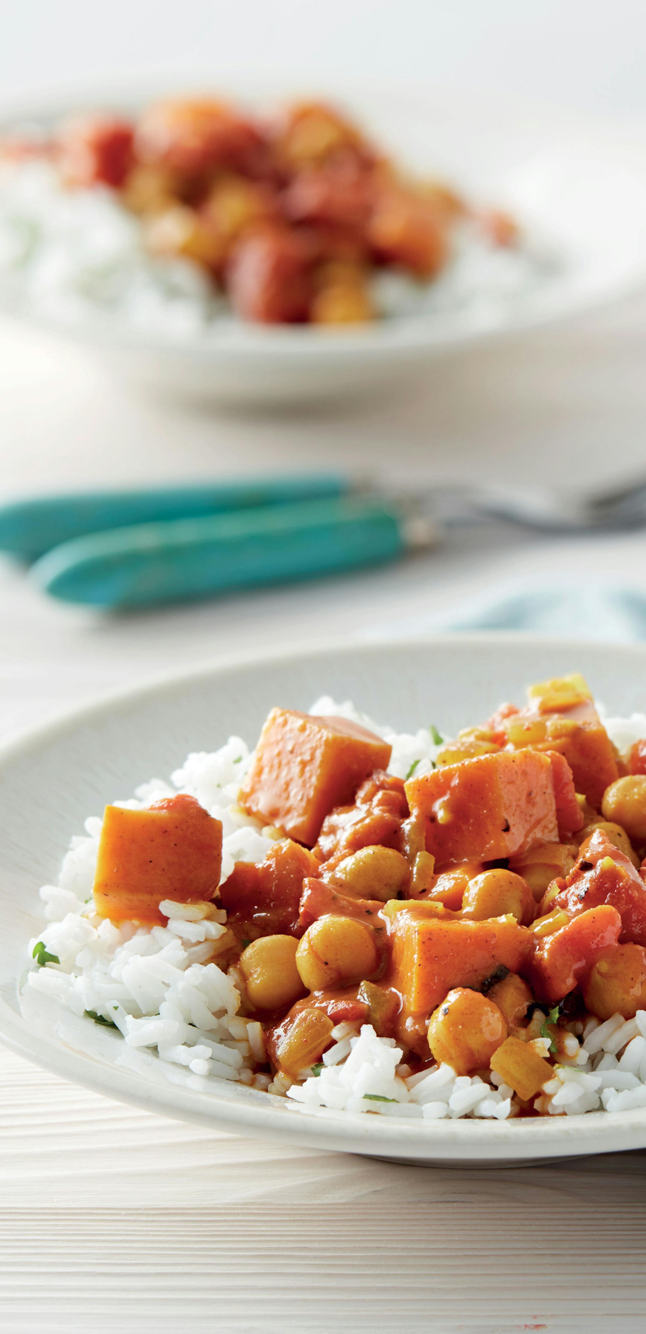 Sweet Potato and Chick Pea Tikka Masala (c) General Mills