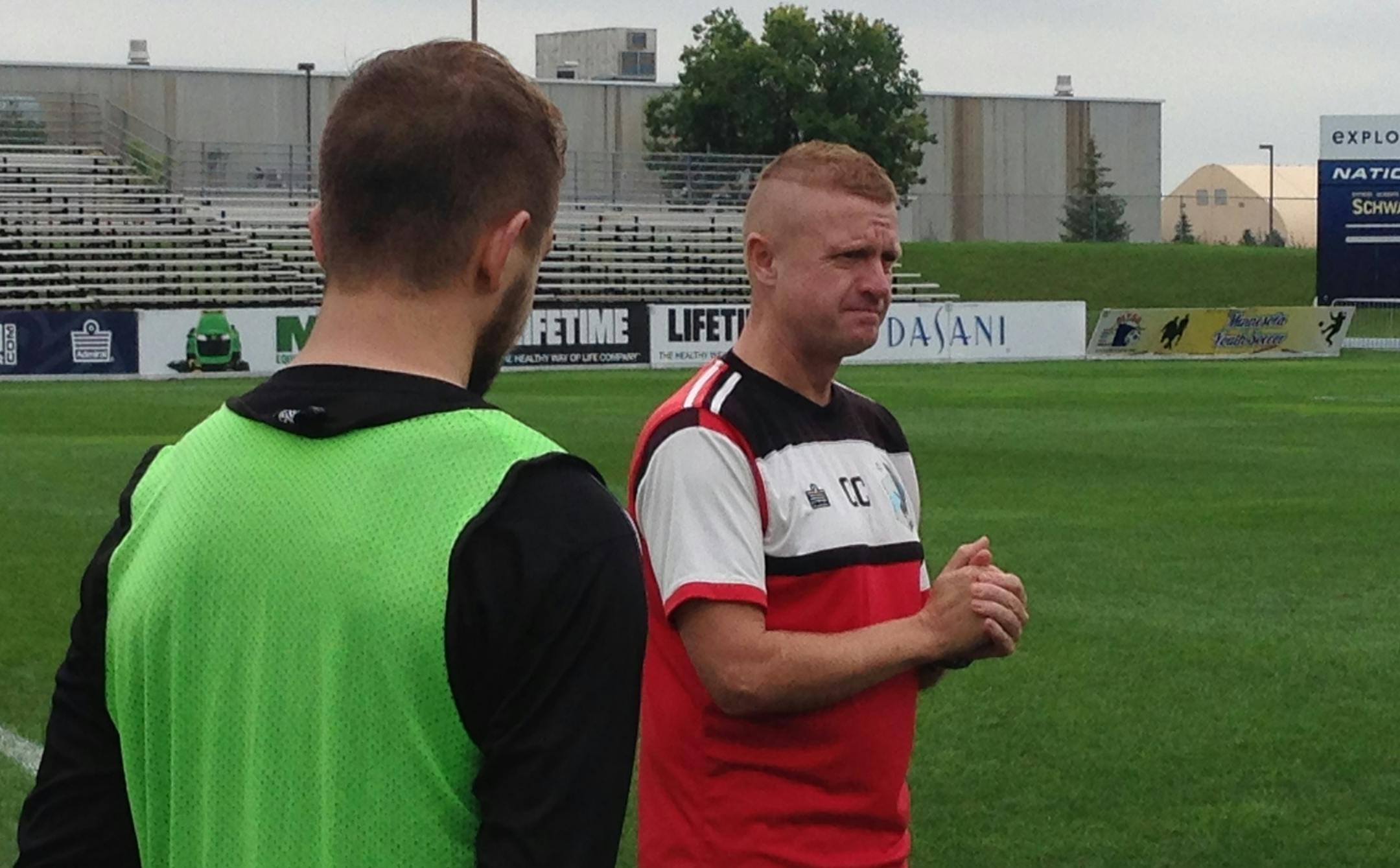 United coach Carl Craig