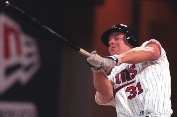 Chad Allen as a rookie with the Twins
