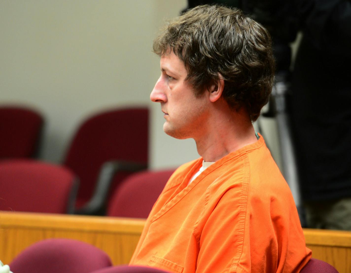 Aaron Schaffhausen, 35, is accused of killing his three children in their River Falls home in July. He faces three counts of first-degree intentional homicide, as well as an arson charge. Thursday, January 17, 2013. ] GLEN STUBBE * gstubbe@startribune.com ORG XMIT: MIN1301171226121224