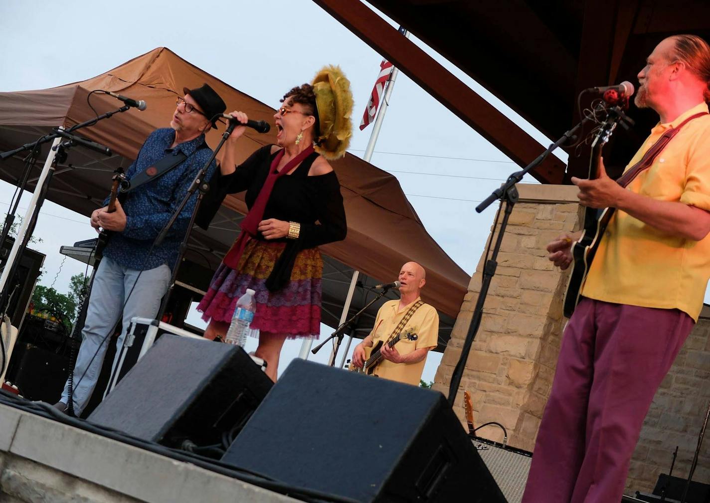 From left, R&B Cadets singers John Sieger, Robin Pluer and Paul Cebar at their initial reunion gig last summer.