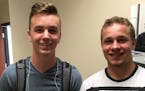 Winton Poley, 18, and Marshall Jeppeson, 19, got to be friends after talking at a &#x201c;conversation station&#x201d; at Concordia University.