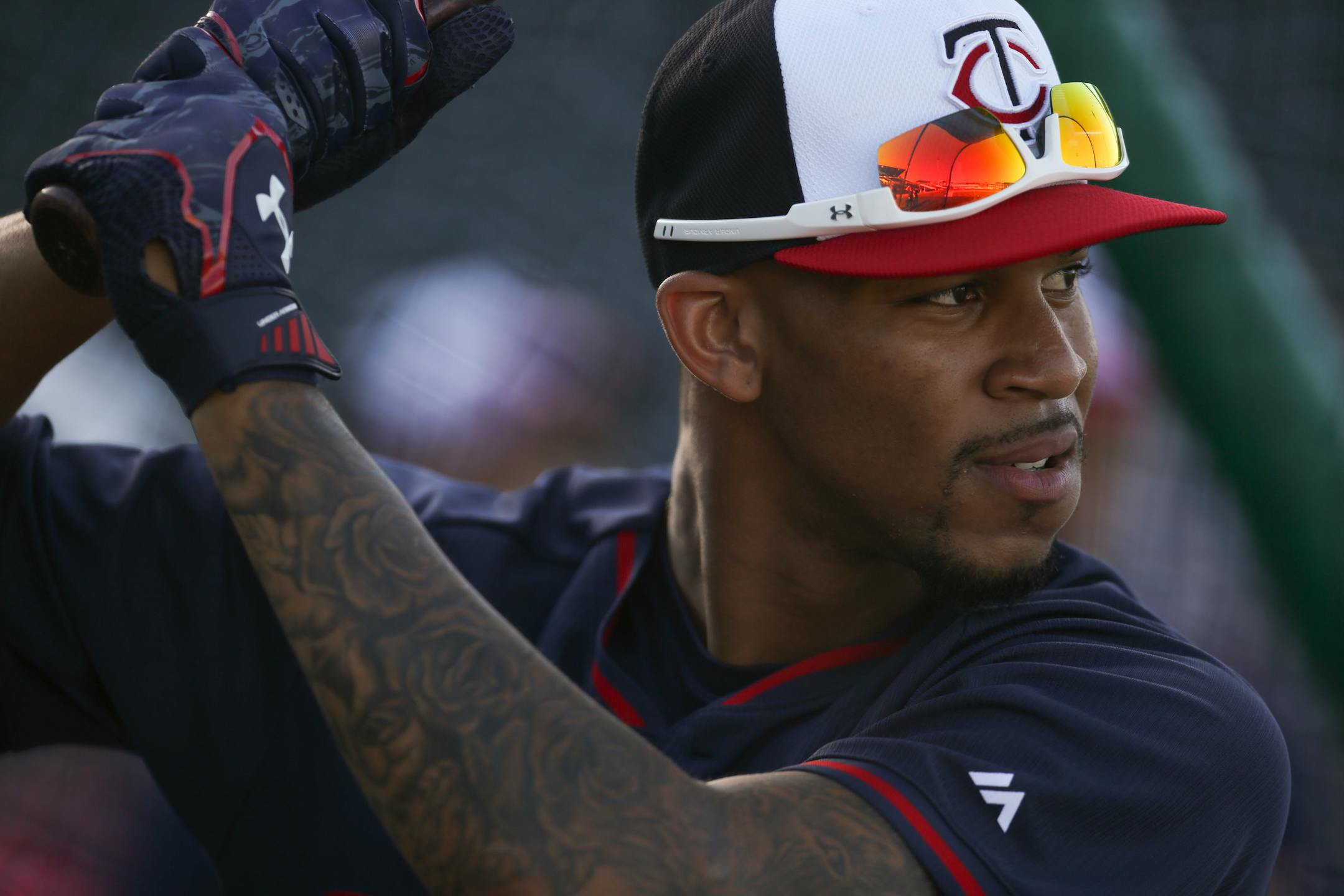 Twins center fielder Byron Buxton.