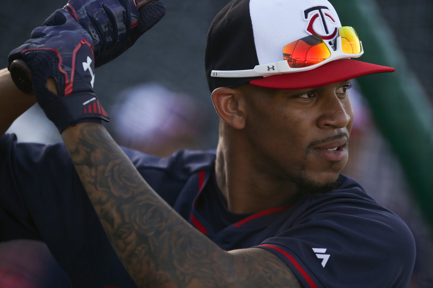 Twins center fielder Byron Buxton.