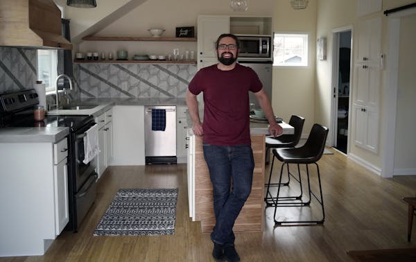 Eric Larsen is one of the homeowners near the Green Line to build small houses, or accessory dwelling units, in their yards to increase the amount of 
