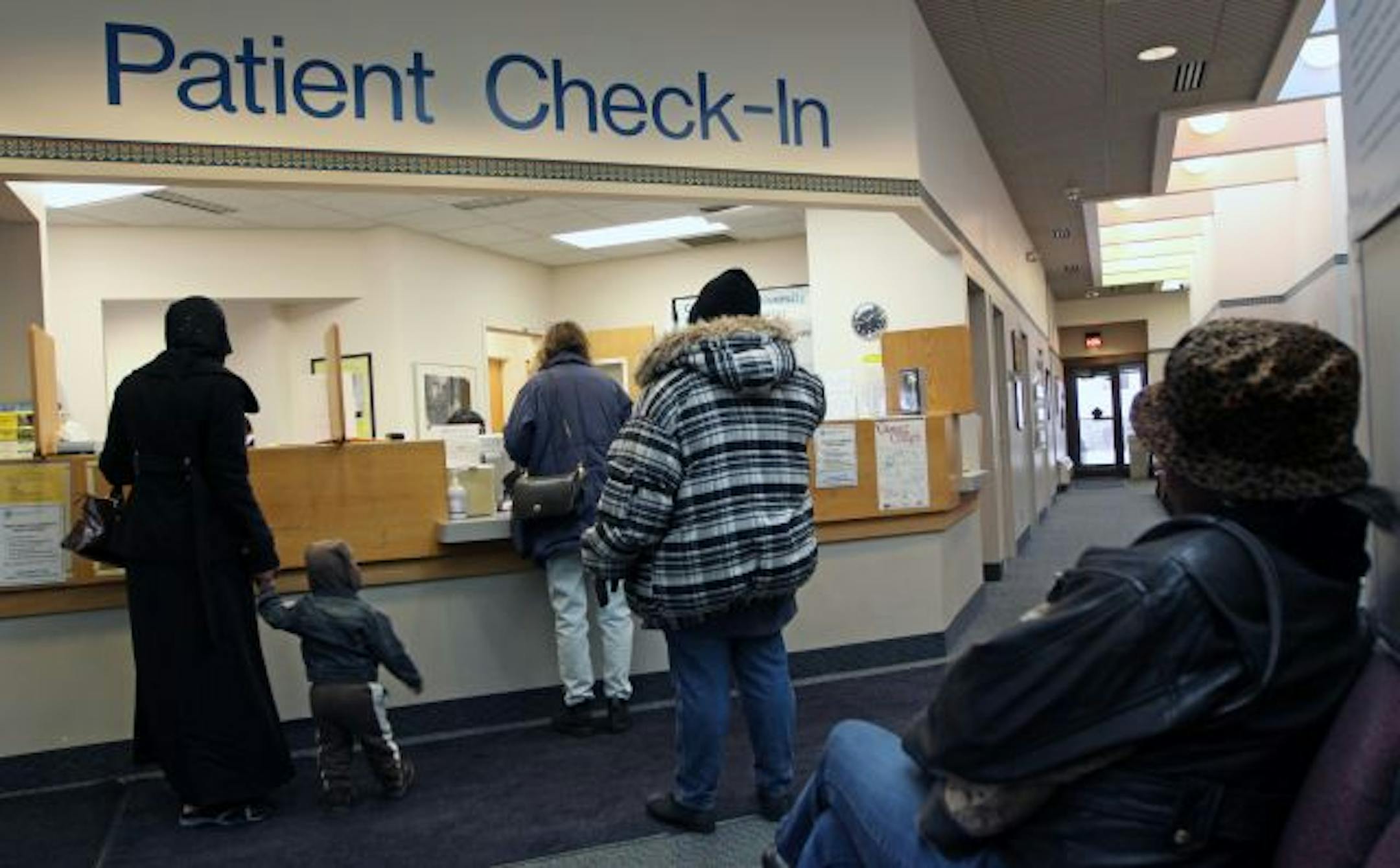 More and more of the patients at the Community-University Health Care Center are showing up without insurance and with greater health-care needs.