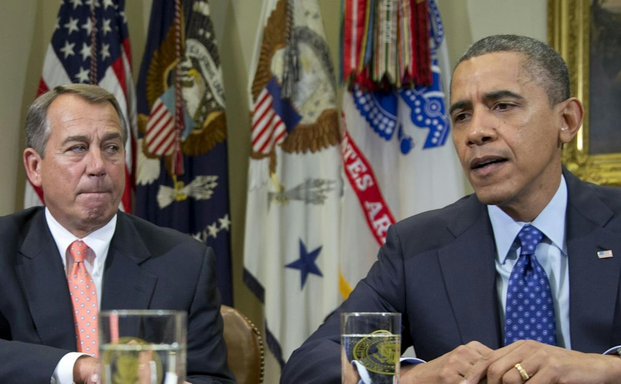 Nov. 16, 2012: President Barack Obama and House Speaker John Boehner