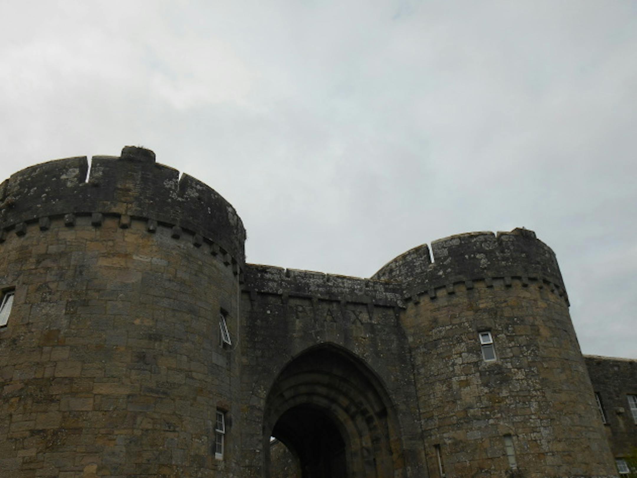 This is the front gate showing PAX