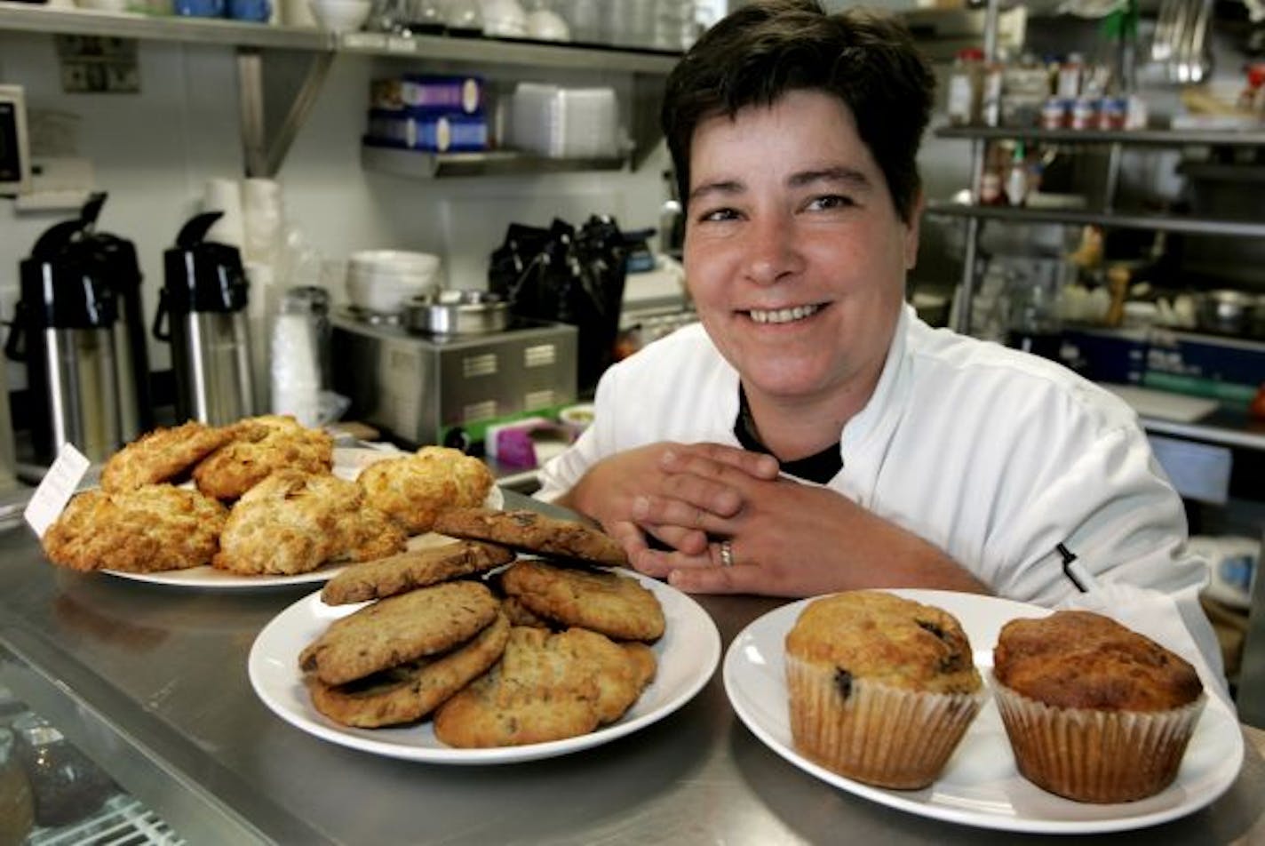 Bess Giannakakis has sold her tiny Colossal Cafe but assures customers that the new owner will keep the famous pancakes and chicken pot pie on the menu.