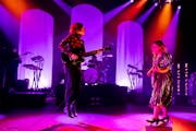 Carrie Brownstein, left, and Corin Tucker of Sleater-Kinney performed at the Riviera Theatre in Chicago two nights before Saturday's St. Paul concert 