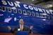 Sun Country Airlines President & CEO Zarir Erani spoke before revealing that the airline is naming each of its airplanes after a different lake in Min