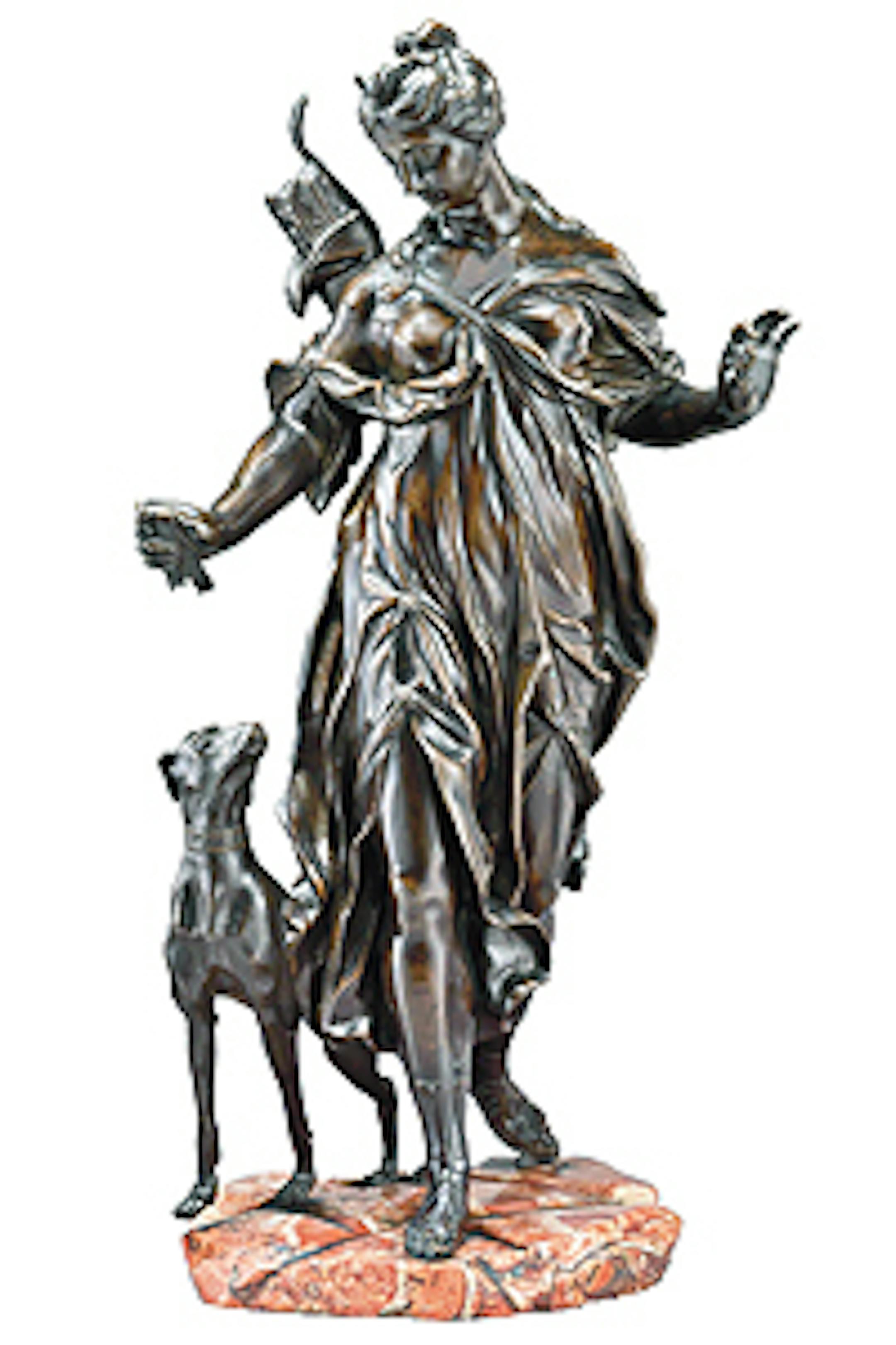 Antonio Montauti's bronze "Diana the Huntress," 1720-1740