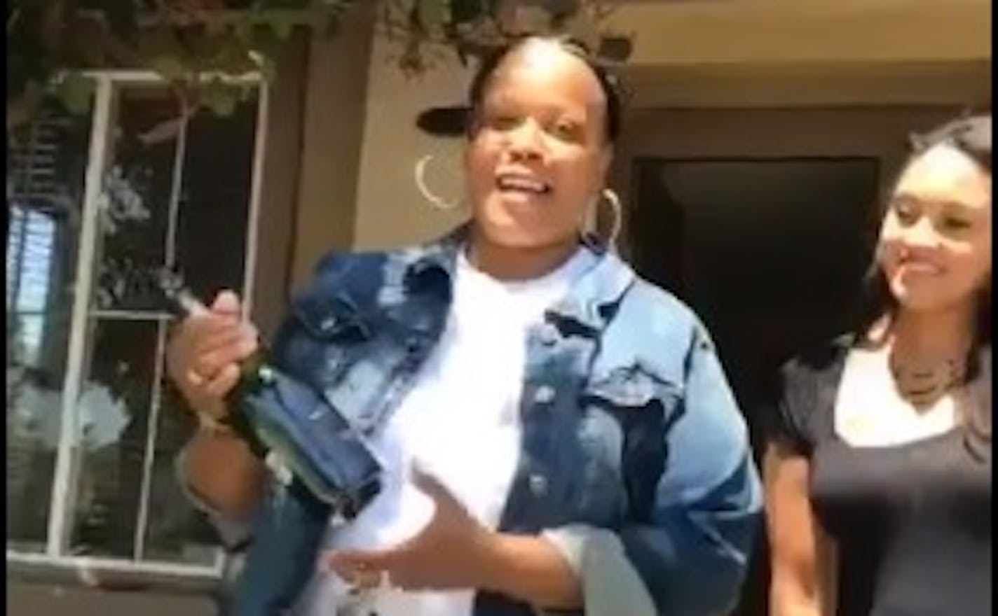 Shondral Hall, mother of the Vikings' Datone Jones, reacted to the gift her son gave her on Mother's Day.