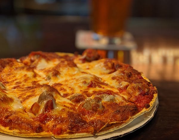 Heggies is one of the go-tos for Minnesota-style, square-cut pizza.