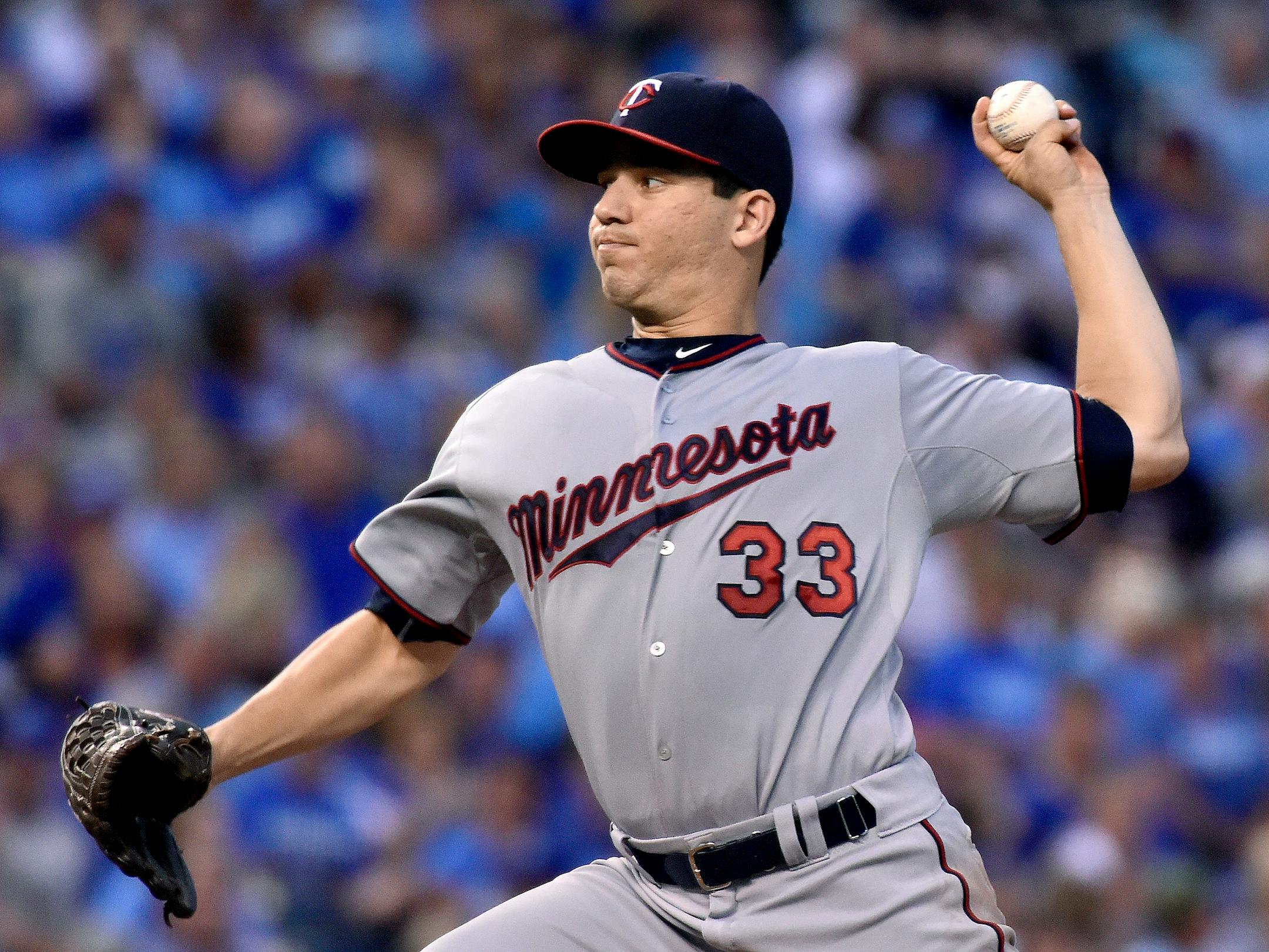 Minnesota Twins starting pitcher Tommy Milone.