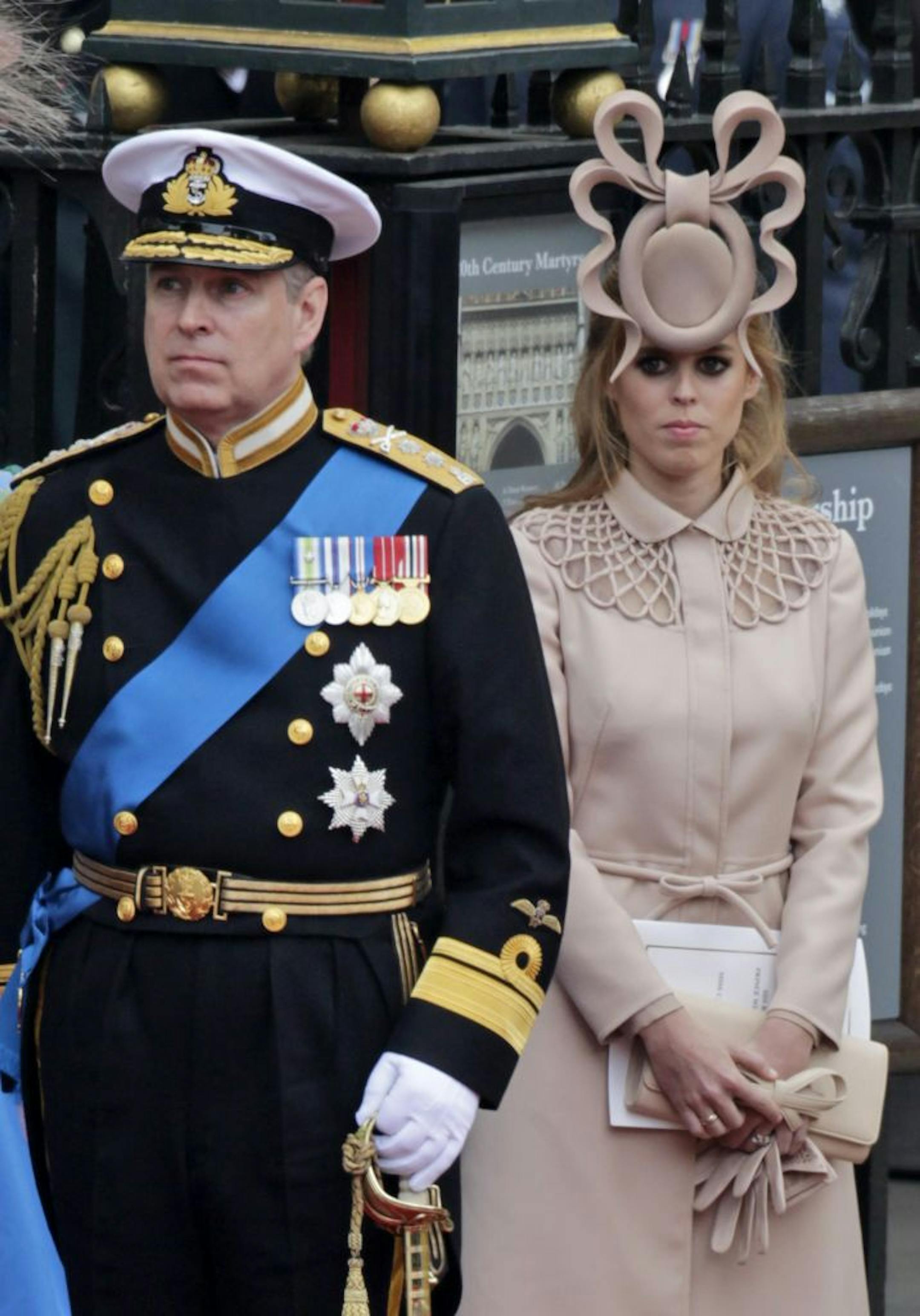 Prince Andrew and Princess Beatrice
