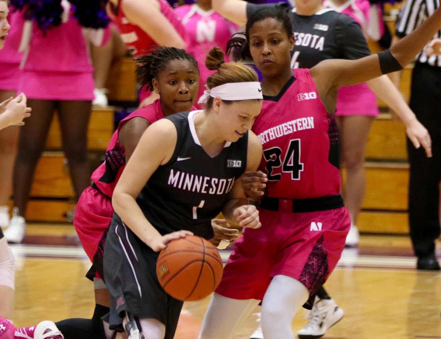 Rachel Banham against Northwestern last month when she scored 60 points in a double-overtime victory.