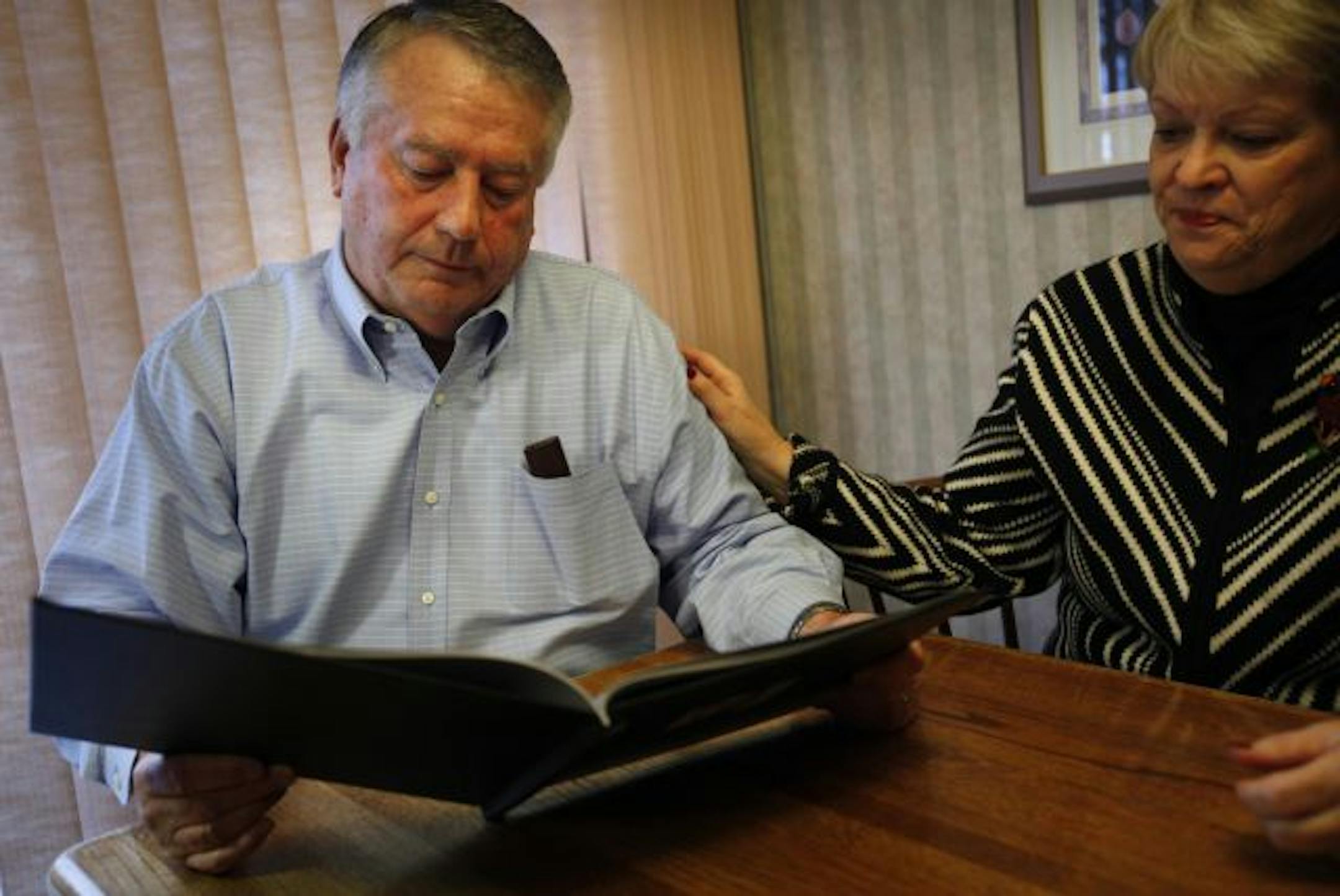 Steve Taylor was in junior high when his father's Air Force plane went down in England. His mother took her four young children back to California and rarely spoke of him again. All those years, Steve, here with his wife, Sandi, has wondered about his father.