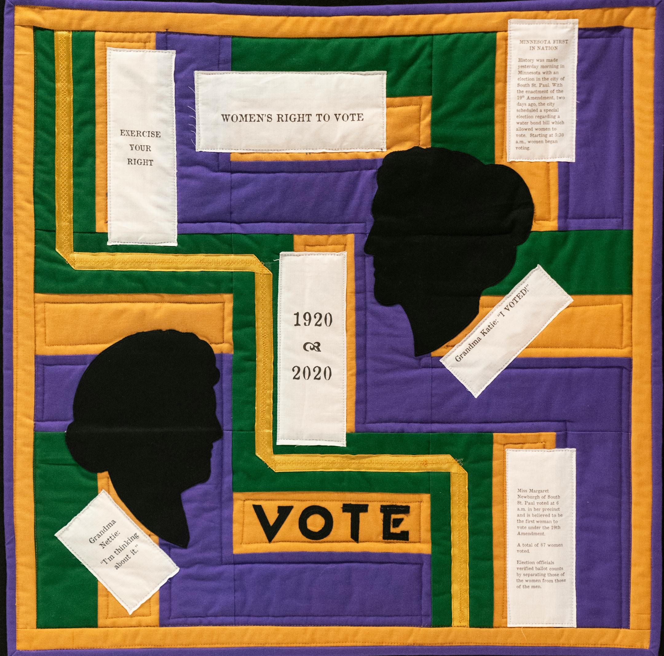 "My Grandmothers' Voting Methods" by Jeannette Root of South St. Paul.