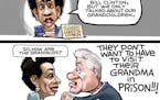 Sack cartoon: Behind the scenes at the Bill Clinton-Loretta Lynch meeting