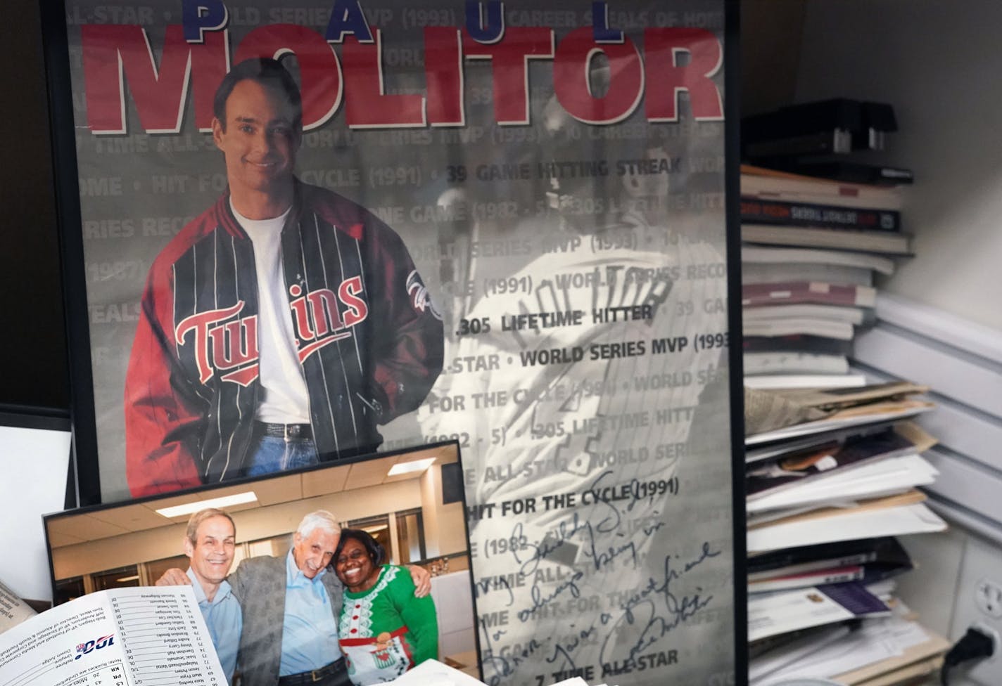 Sports columnist Sid Hartman died at the age of 100. His office is filled with memorabilia and photographs from his storied career.] RICHARD TSONG-TAATARII ¥ richard.tsong-taatarii@startribune.com