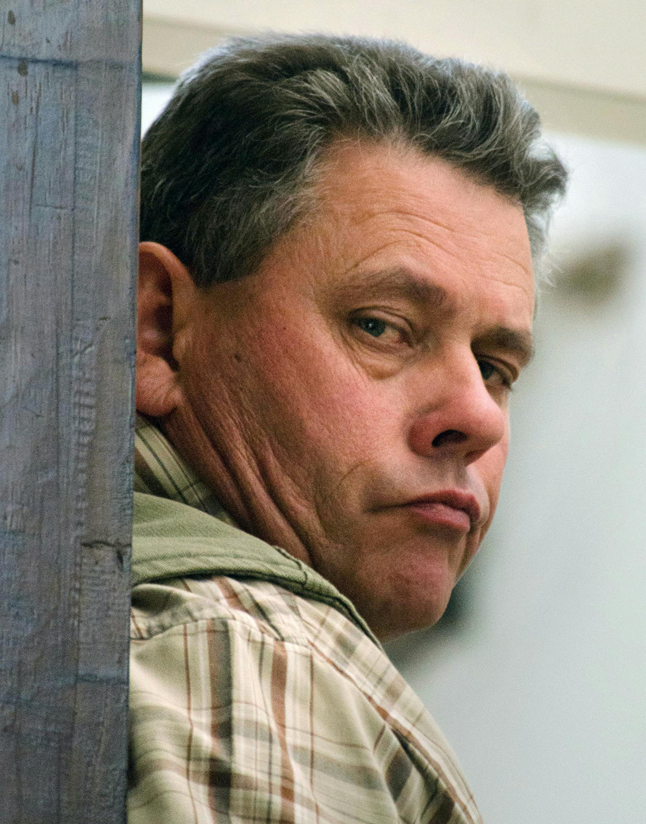 Theodro Bronkhorst, a professional hunter, arrives for his appearance at the magistrates courts in Hwange about 700 kilometres south west of Harare, Wednesday, July 29, 2015. Bronkhorst who was granted $1000 bail has been charged with failure to prevent an unlawful hunt that resulted in the killing of Cecil the lion by Minnesota dentist, Walter James Palmer, in Zimbabwe. (AP Photo) ORG XMIT: MIN2015072912134542