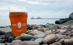 Canal Park Brewery's Kölsch- Alakef Infusion is one of their newest beers that has a hint of coffee mixed in. With the brewery right on the shore of 