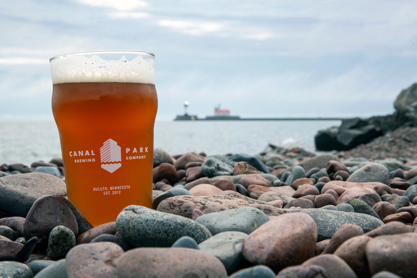 Canal Park Brewery's Kölsch- Alakef Infusion is one of their newest beers that has a hint of coffee mixed in. With the brewery right on the shore of Lake Superior, anyone can enjoy a refreshing drink and some local bar food with fresh air coming off the lake hitting their face.]
ALEX KORMANN • alex.kormann@startribune.com A tour of breweries and distilleries in Duluth, MN including Canal Park Brewery and Vikre Distillery, photographed on Thursday September 5, 2019.